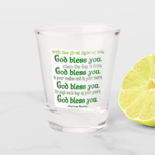 God zegene je Ierse zegen Shot Glas