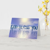 God zegene je. kaart (Gele Bloem)