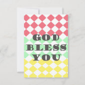 GOD zegene je Kaart (Voorkant)