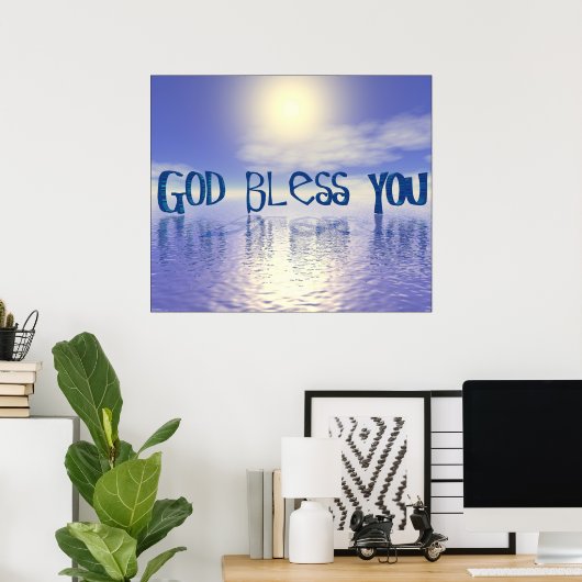 God zegene je. poster (Thuiskantoor)