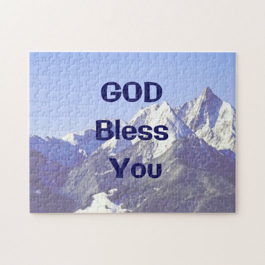 God zegene je puzzel legpuzzel (Horizontaal)