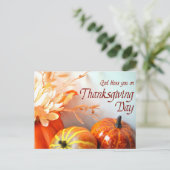 God zegene jij Thanksgiving Feestdagenkaart (Staand voorkant)