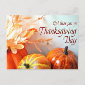 God zegene jij Thanksgiving Feestdagenkaart (Voorkant)