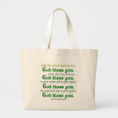 God zegene jou grote tote bag (Voorkant)