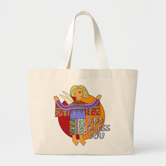God zegene jou grote tote bag (Voorkant)