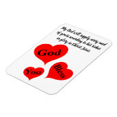 God zegene jou magneet (Linkerzijde)