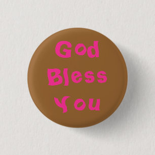 God zegene jou ronde button 3,2 cm