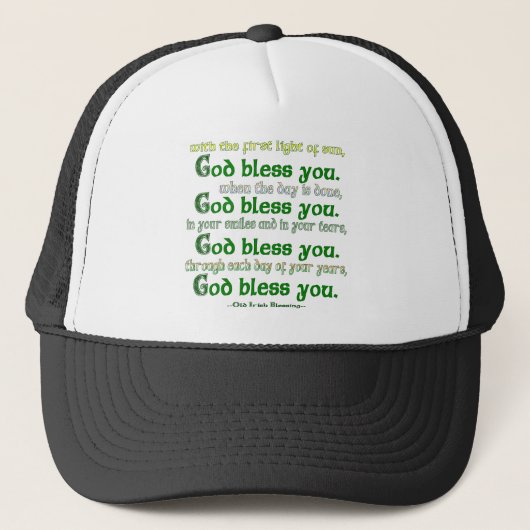 God zegene jou trucker pet (Voorkant)