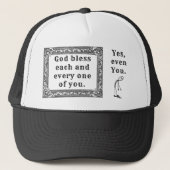 God zegene (mens) trucker pet (Voorkant)