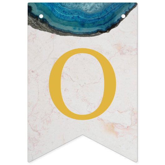 God zegene naam Blue Geode Boy doop communie Vlaggetjes (Tweede vlag)