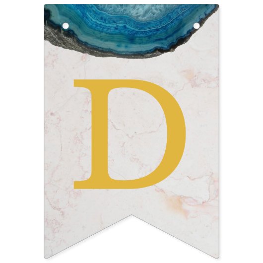 God zegene naam Blue Geode Boy doop communie Vlaggetjes (Derde vlag)