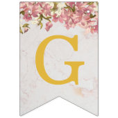 God zegene naam roze orchideeën meisje doop commun vlaggetjes (Eerste vlag)