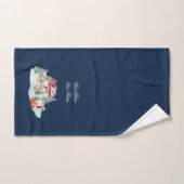 God zegene ons Boerderij Kerstmis Boerderij Scene Bad Handdoek (Handdoek)