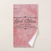 God zegene ons huis bad handdoek (Handdoek)