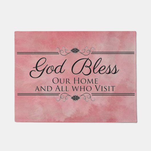 God zegene ons huis deurmat (Voorkant)