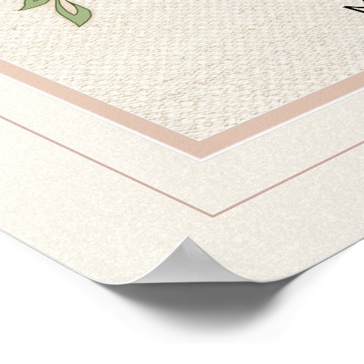 God zegene ons huis: Gepersonaliseerd Poster (Hoek)