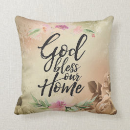 God zegene ons huis kussen