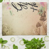 God zegene ons huis theedoek (Gevouwen)