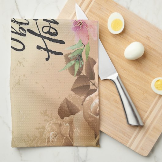 God zegene ons huis theedoek (Quarter Fold)