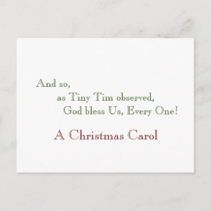 God zegene ons, iedereen! Briefkaart