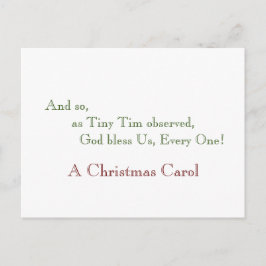 God zegene ons, iedereen! Briefkaart