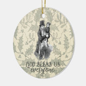 God zegene ons iedereen Dickens Christmas Carol Keramisch Ornament (Links)