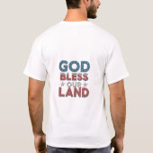 God zegene ons land t-shirt (Achterkant)