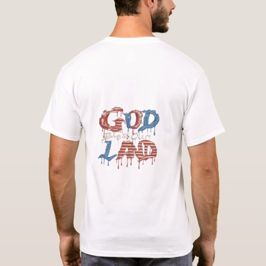 God zegene ons land t-shirt (Achterkant)