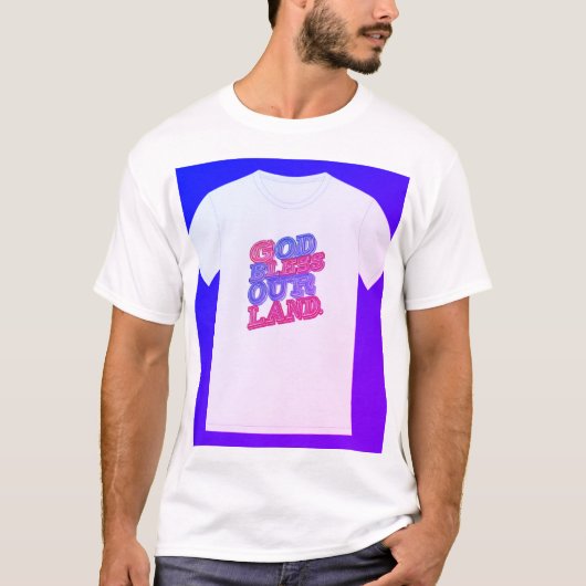 God zegene ons land." t-shirt (Voorkant)