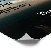 God zegene ons militair Poster (Hoek)