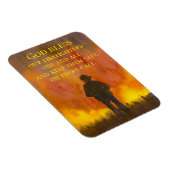 God zegene onze brandweermannen Wildvuur Magneet (Rechterzijde)