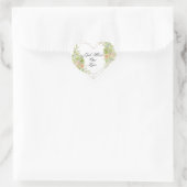 God zegene onze liefde - mooie hart Sticker (Tas)