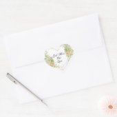 God zegene onze liefde - mooie hart Sticker (Envelop)