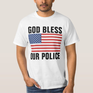 GOD ZEGENE ONZE POLITIE T-SHIRTS