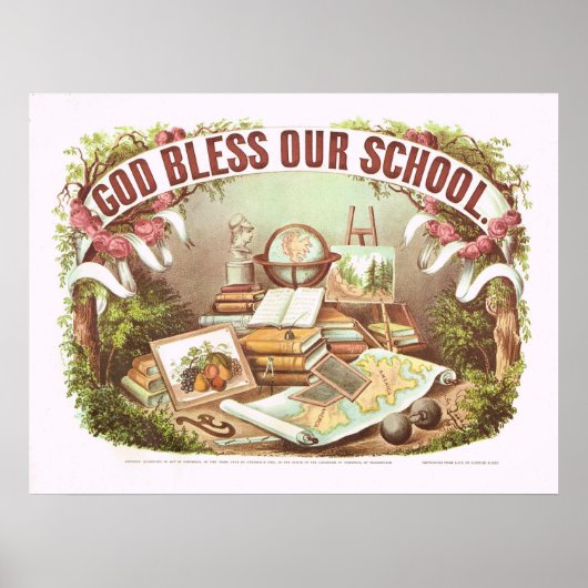 God zegene onze school en Poster (Voorkant)