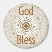 God zegene onze thuisvriend magneten (Voorkant)