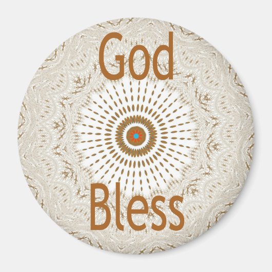 God zegene onze thuisvriend magneten (Voorkant)