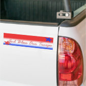 God zegene onze troepen bumpersticker (Op Truck)