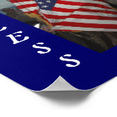 God zegene onze troepen poster (Hoek)