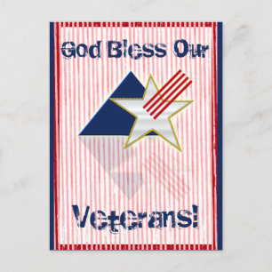 God zegene onze veteranen! briefkaart