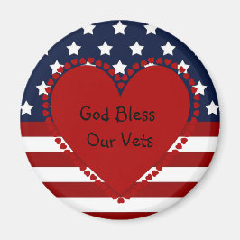 God zegene onze veteranen magneet