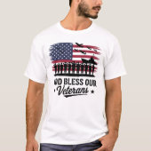 God zegene onze veteranen t-shirt (Voorkant)