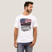 God zegene onze veteranen t-shirt (Voorkant volledig)