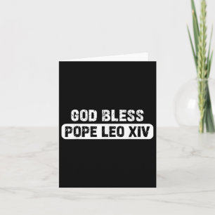 God zegene Paus Leo US Paus Leo XIV Kaart