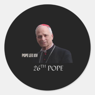 God zegene Paus Leo XIV 26e Paus 7 Ronde Sticker