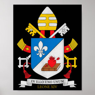 God zegene Paus Leo XIV Leone XIV Poster