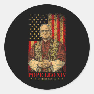 God zegene Paus Leo XIV Paus Leo XIV Shirt Paus Le Ronde Sticker