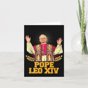 God zegene paus Leo Xiv Paus Leo Xiv T-shirt Paus Kaart