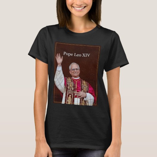 God zegene Paus Leo XIV Shirt (Voorkant)