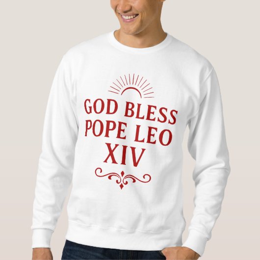 God zegene Paus Leo XIV Trui (Voorkant)